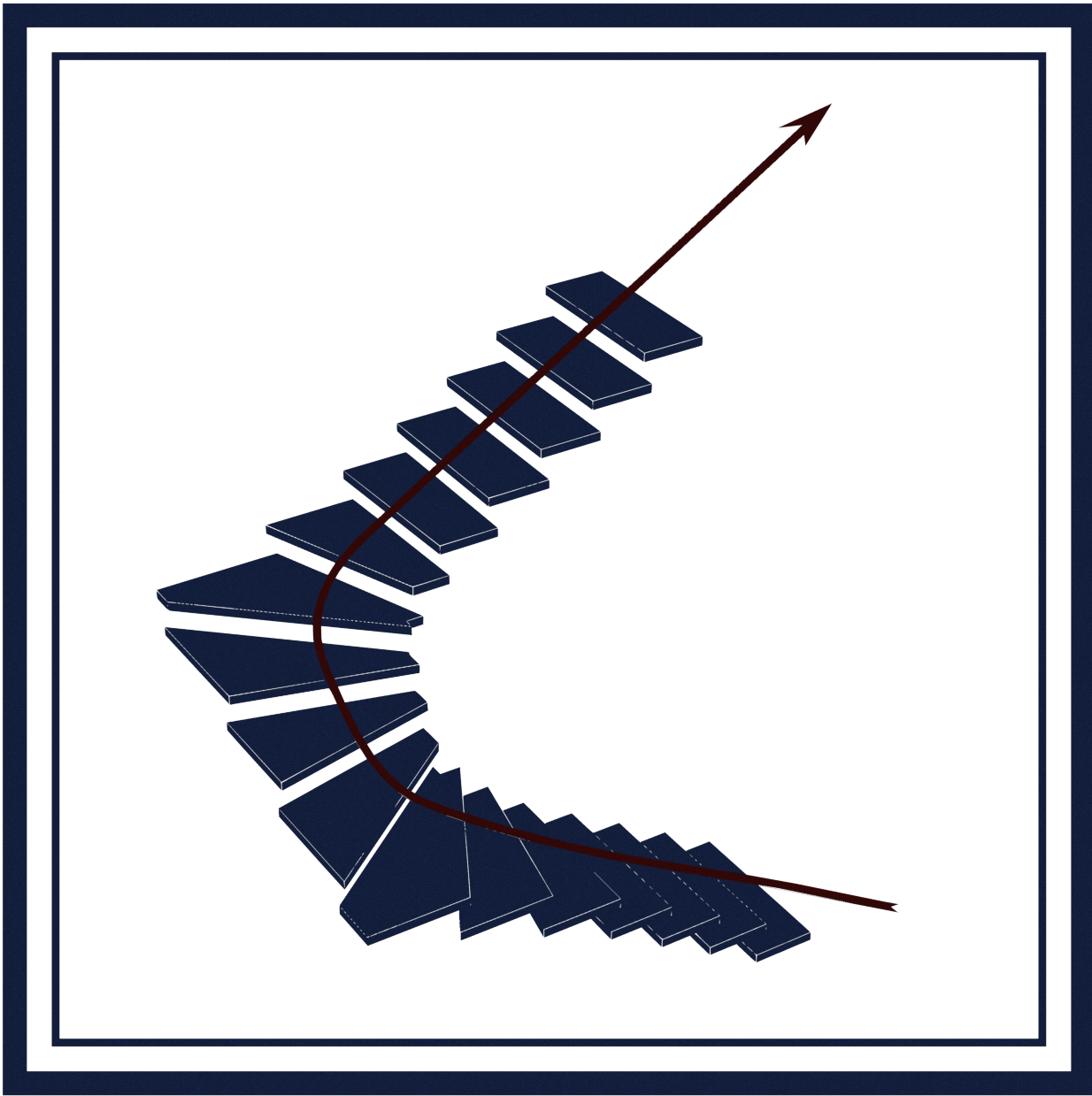 ESCALIER BALANCE DEMI TOURNANT ESCALIER BALANCE DEMI TOURNANT